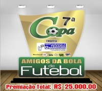 Jogos de sábado (13/01) e domingo (14/01) pela 7ª Copa Amigos da Bola