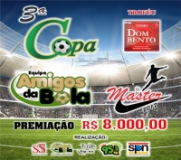 Próximos jogos da 3ª Copa Amigos da Bola de Futebol Master (05/08 - 06/08)