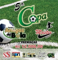 Final da 5ª Copa Amigos da Bola de Futebol Master será sábado (12)